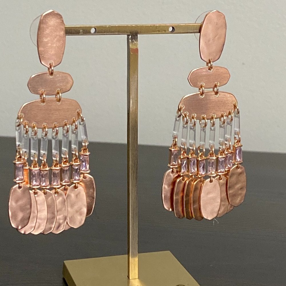Kendra Scott Rose Gold Oster earrings